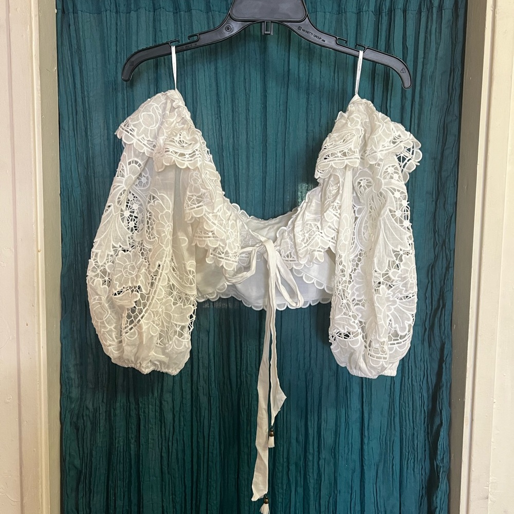 Zimmermann Lulu Scallop Frill Top - Picture 9 of 11
